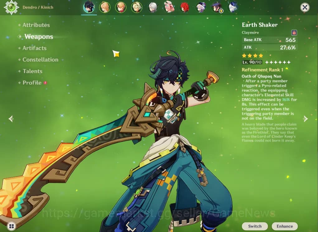 Genshin Impact Accounts ASIA|AR 55|4 Limited+4(*5Wep)|Kinich,Arlecchino,Va image 3