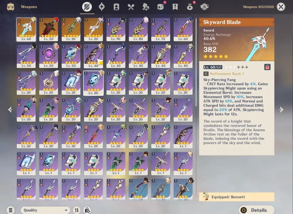 Genshin Impact Accounts ASIA|AR 55|4 Limited+4(*5Wep)|Kinich,Arlecchino,Va image 4