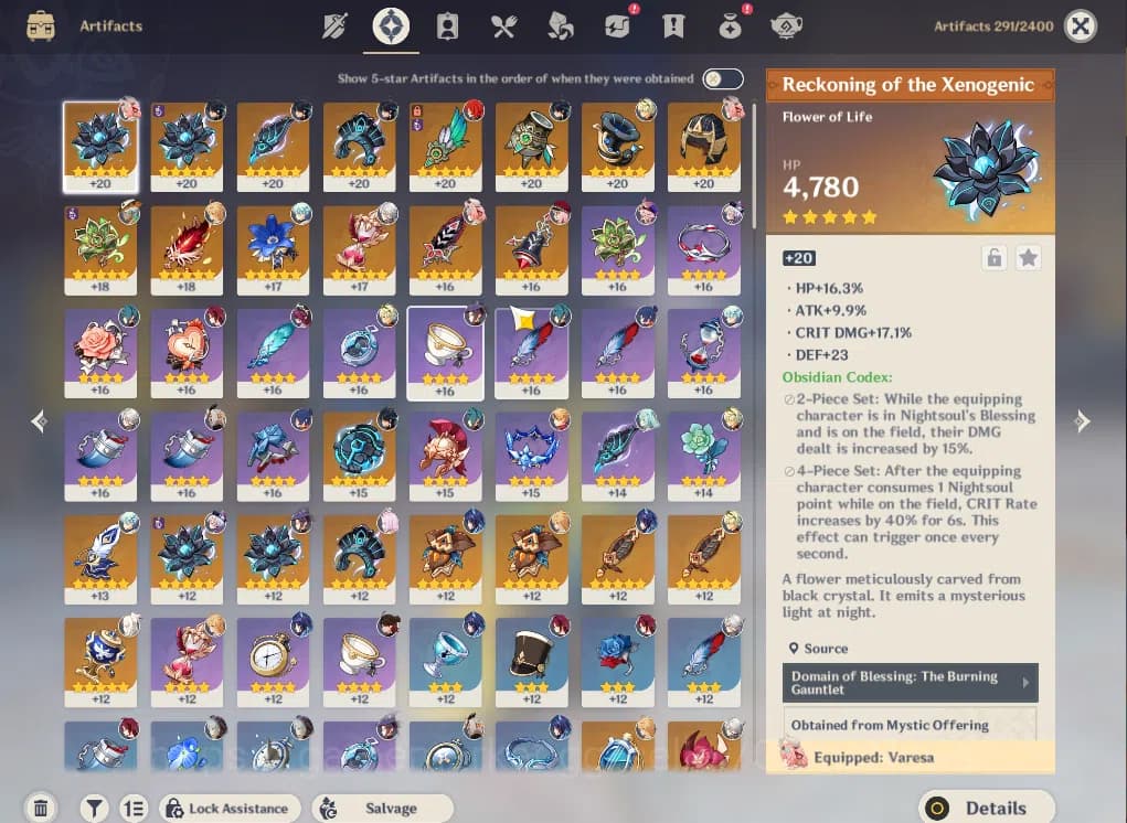 Genshin Impact Accounts ASIA|AR 55|4 Limited+4(*5Wep)|Kinich,Arlecchino,Va image 5