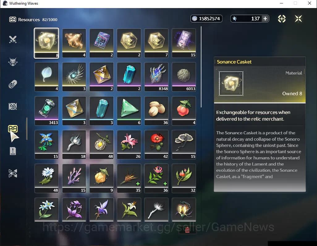 Wuthering Waves Accounts NA | UL 48 | 3 Limited | Lynae,Zani,Pheobe | MC Fe image 11