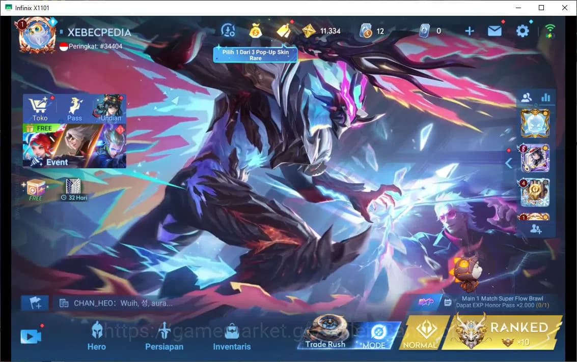 Honor of Kings Accounts GLOBAL|59H|30S|JJK=GARO|EPIC=LADY SUN,SHOU YUE|GM= image 2