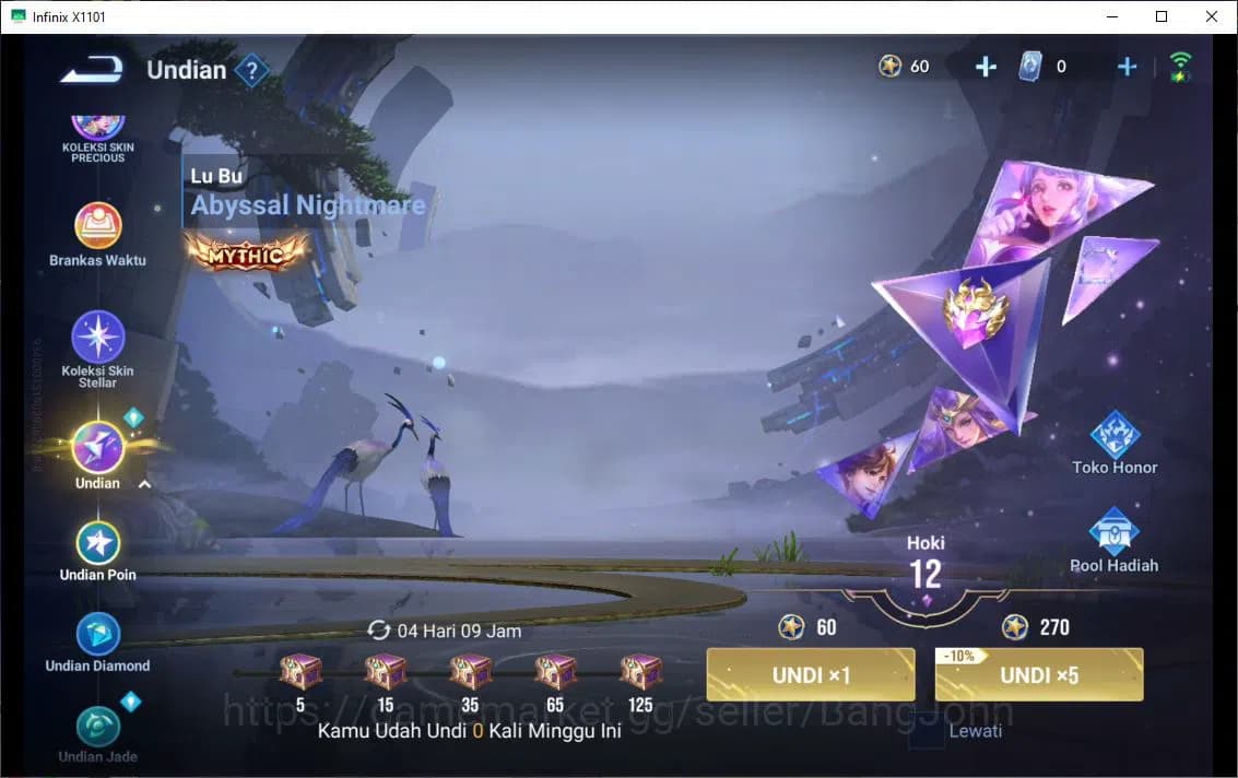 Honor of Kings Accounts GLOBAL|59H|30S|JJK=GARO|EPIC=LADY SUN,SHOU YUE|GM= image 4
