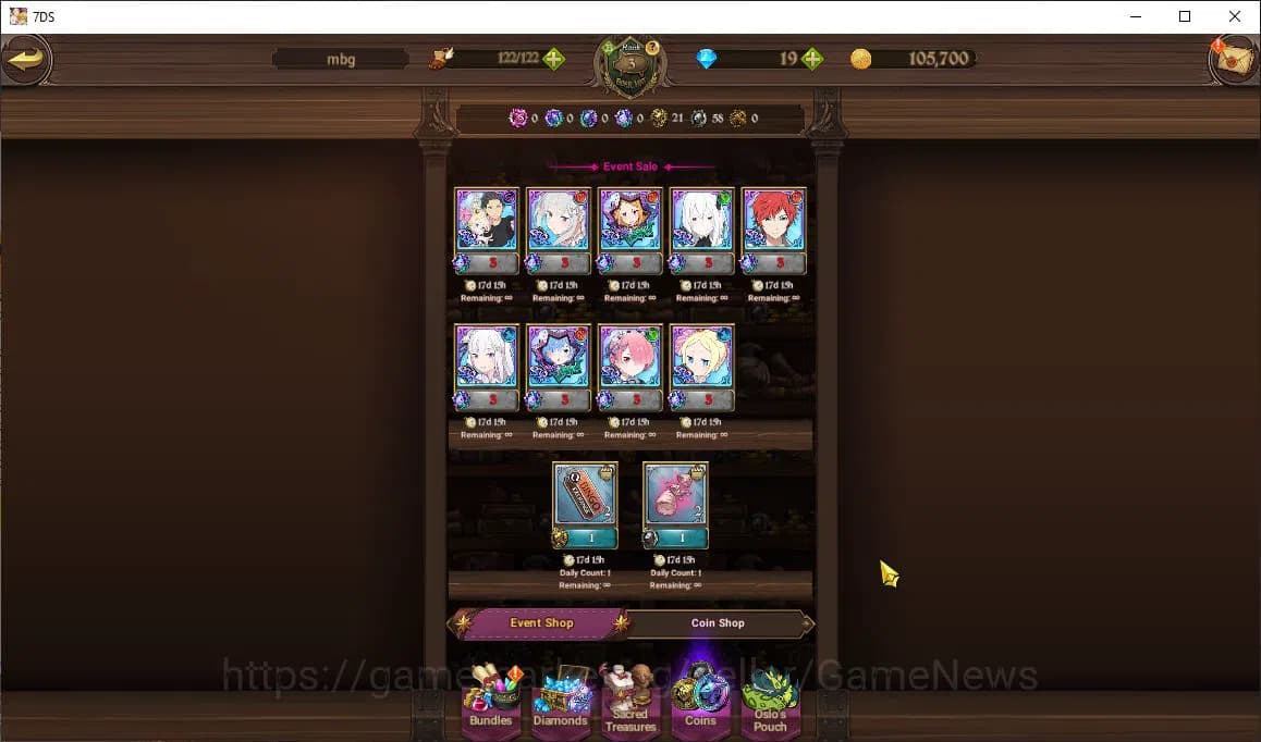 The Seven Deadly Sins: Grand Cross Accounts ASIA | 118K CC | Chapter 1 | 1 UR+ Collab | Demon image 4