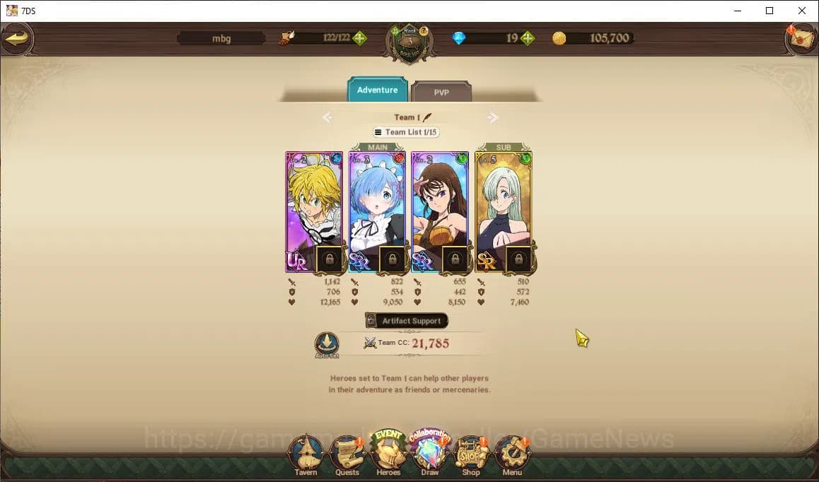 The Seven Deadly Sins: Grand Cross Accounts ASIA | 118K CC | Chapter 1 | 1 UR+ Collab | Demon image 6