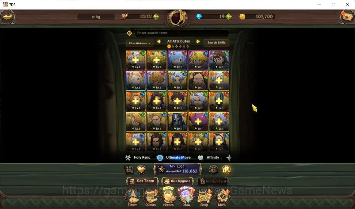 The Seven Deadly Sins: Grand Cross Accounts ASIA | 118K CC | Chapter 1 | 1 UR+ Collab | Demon image 7