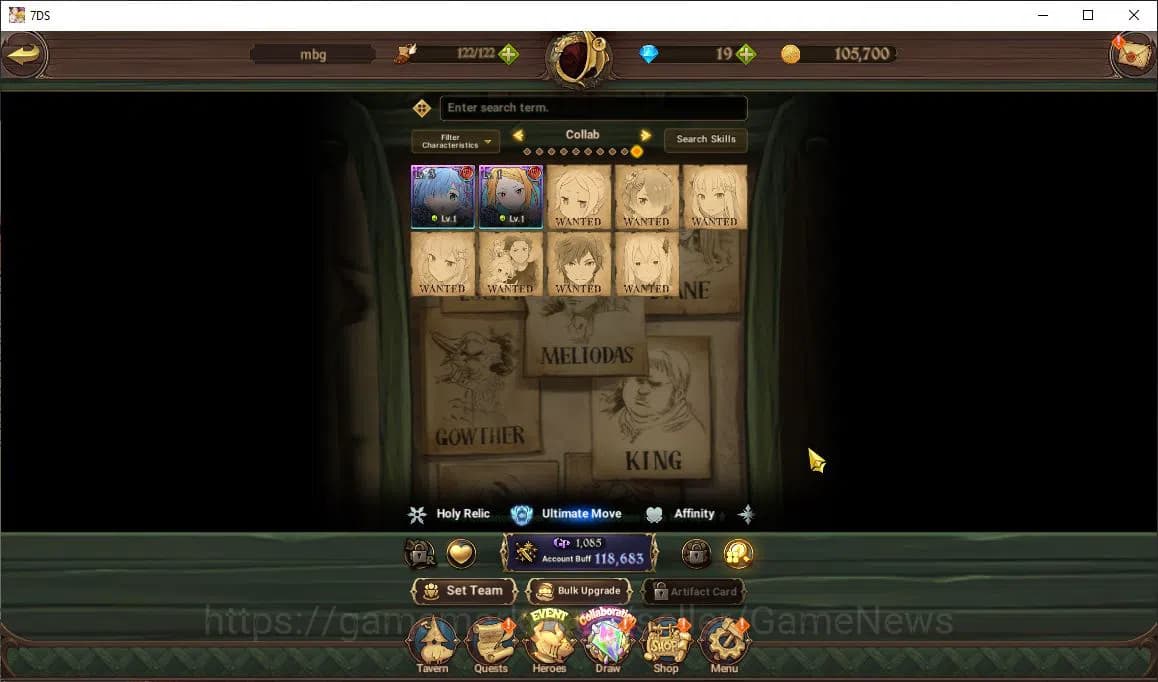 The Seven Deadly Sins: Grand Cross Accounts ASIA | 118K CC | Chapter 1 | 1 UR+ Collab | Demon image 8