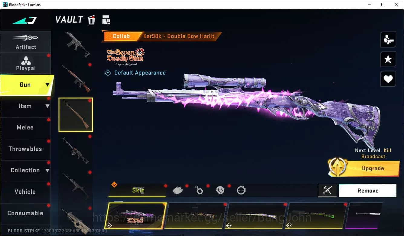 Blood Strike Accounts ASIA|ETHERNAL ETHAN|EVO=FAL|COLLAB=KAR98K|LIMITED= image 13