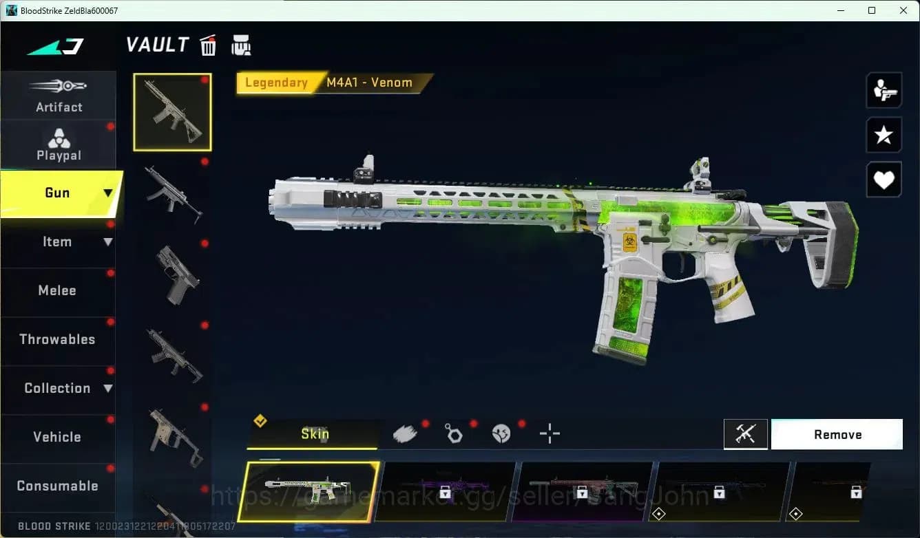 Blood Strike Accounts ASIA| Limited Butterfly Knife (2nd Anniv) | 2 7DS image 3