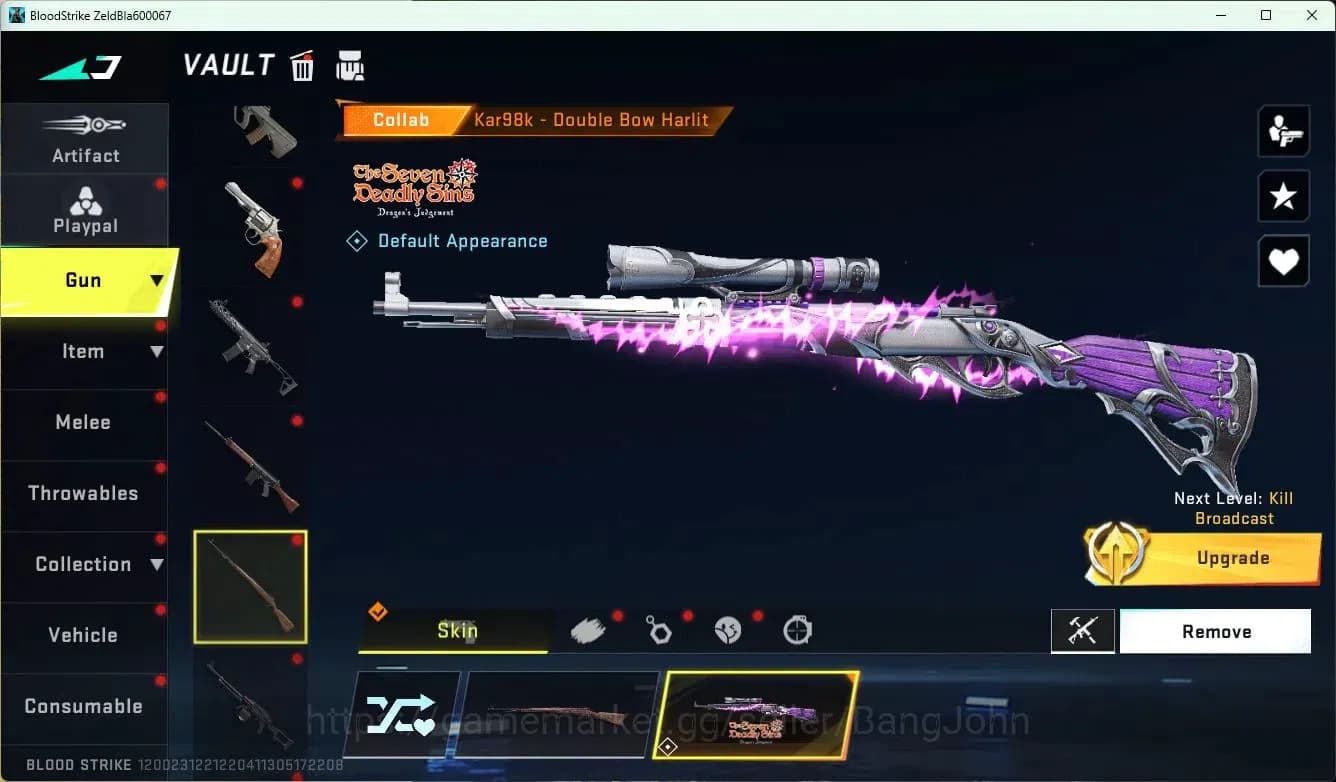 Blood Strike Accounts ASIA| Limited Butterfly Knife (2nd Anniv) | 2 7DS image 9