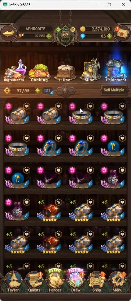 The Seven Deadly Sins: Grand Cross Accounts Global | 3.2M CC |1 LR | Salos, Merlin Esca, Chaos image 16