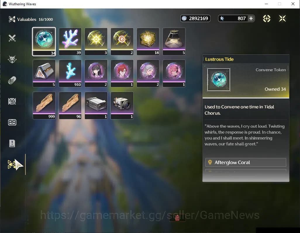 Wuthering Waves Accounts SEA | UL 27 | 1 Limited | Iuno +Sign | MC Female | image 7