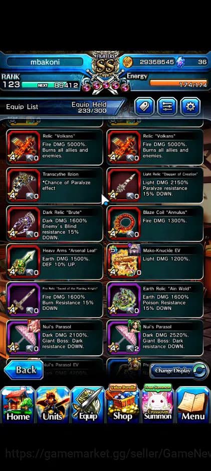 Grand Summoners Accounts Global|Rank 123|23 Ascend|RoyTW,EmiyaTW,Summer (Mi image 10