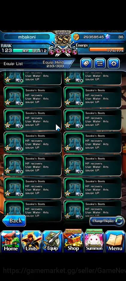 Grand Summoners Accounts Global|Rank 123|23 Ascend|RoyTW,EmiyaTW,Summer (Mi image 12