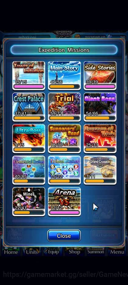 Grand Summoners Accounts Global|Rank 123|23 Ascend|RoyTW,EmiyaTW,Summer (Mi image 13