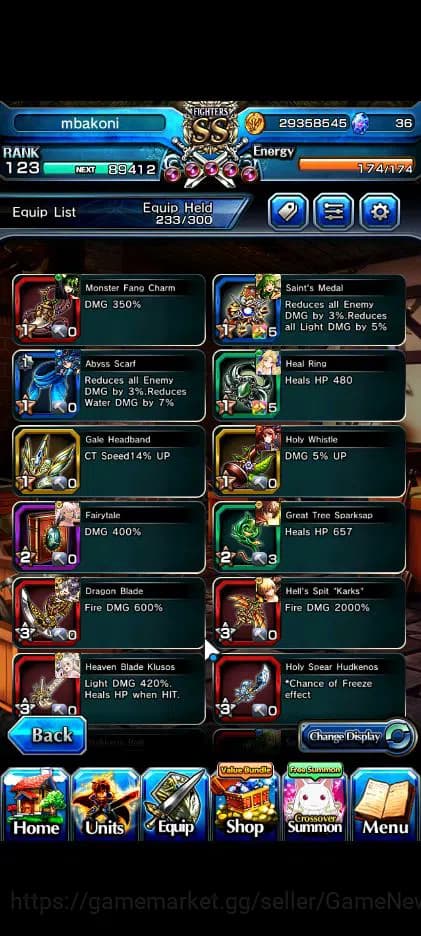 Grand Summoners Accounts Global|Rank 123|23 Ascend|RoyTW,EmiyaTW,Summer (Mi image 7