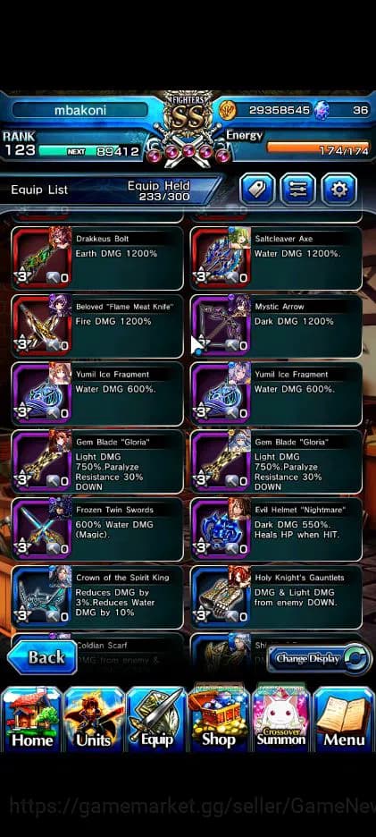 Grand Summoners Accounts Global|Rank 123|23 Ascend|RoyTW,EmiyaTW,Summer (Mi image 8