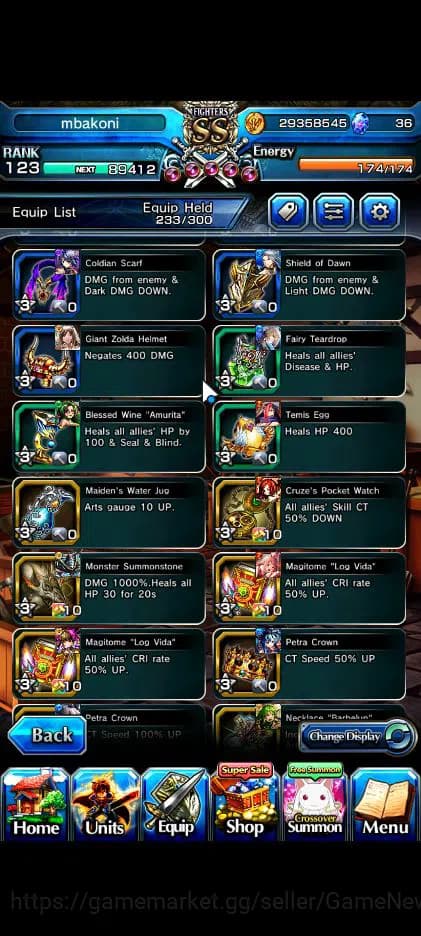 Grand Summoners Accounts Global|Rank 123|23 Ascend|RoyTW,EmiyaTW,Summer (Mi image 9