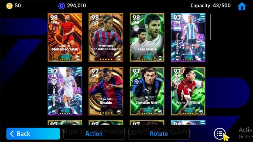 eFootball Accounts ANDROID|PW 3196 | Salah Bigtime | Ruud Van Epik | image 2