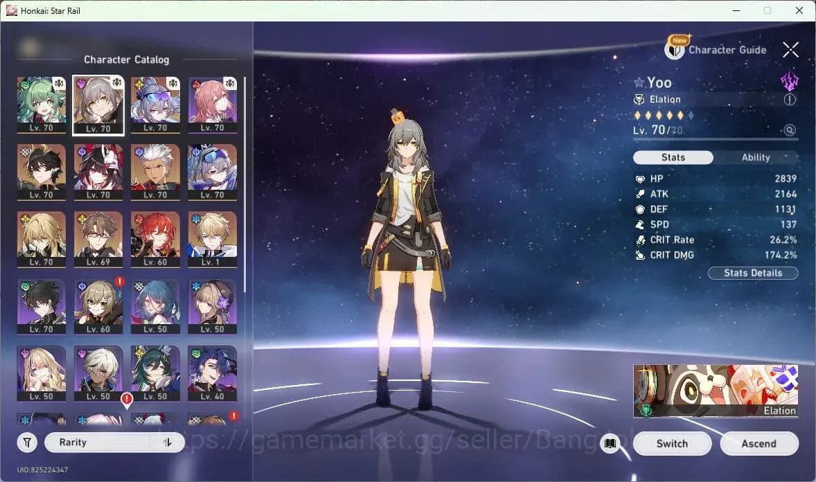 Honkai Star Rail Accounts ASIA | TL 60 | 8 LIMIT | HUO HUO | SILVER WOLF | D image 3