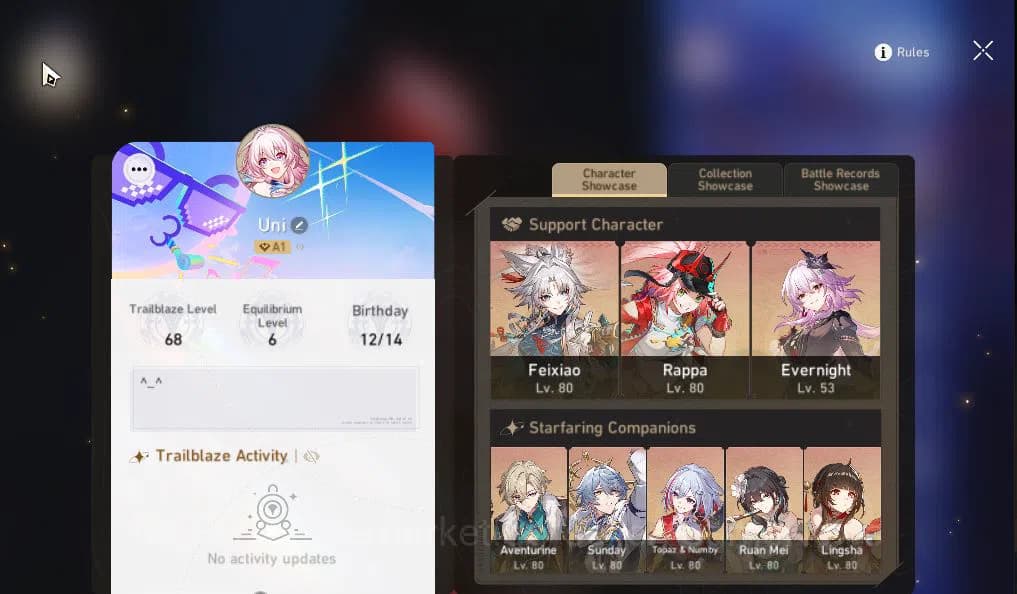 Honkai Star Rail Accounts Asia|TL 68|11 Limited|Evernight,Sunday,Lingsha E1, image 2