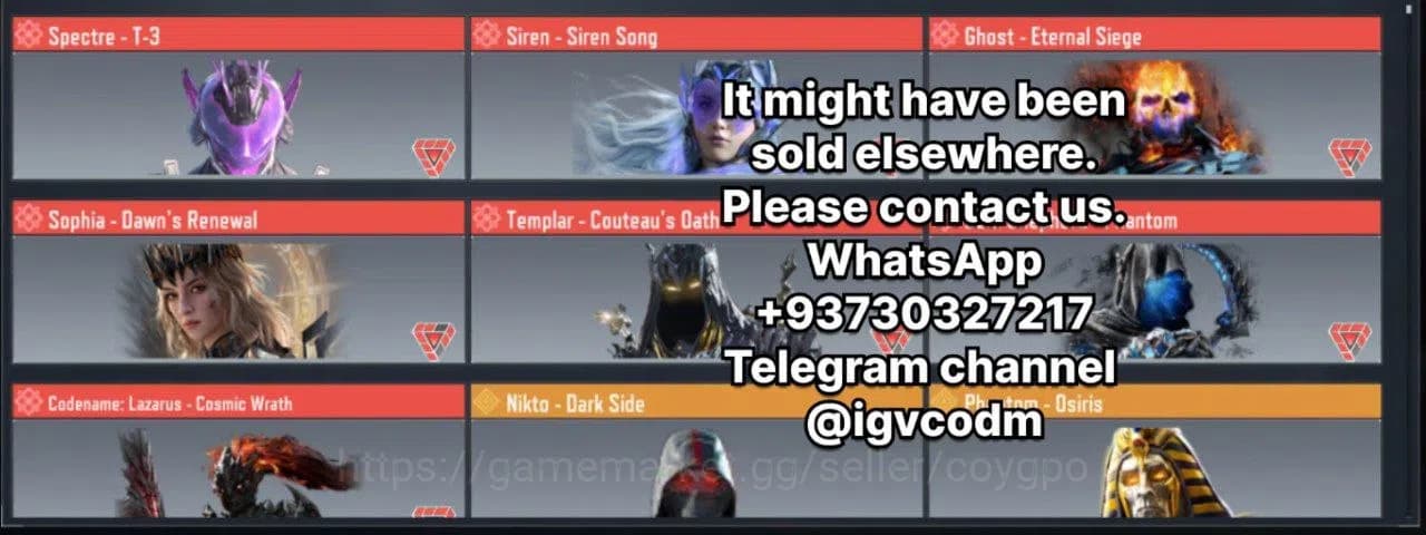 Call of Duty: Mobile Accounts 39 mythic 29 max _ 192 legendary_ only linked acti image 1