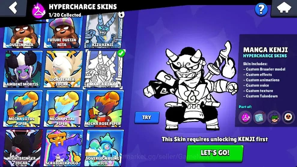 Brawl Stars Accounts 3809 Trophy|48 Brawlers 8 Max Lvl [Mortis,Leon,Max image 12