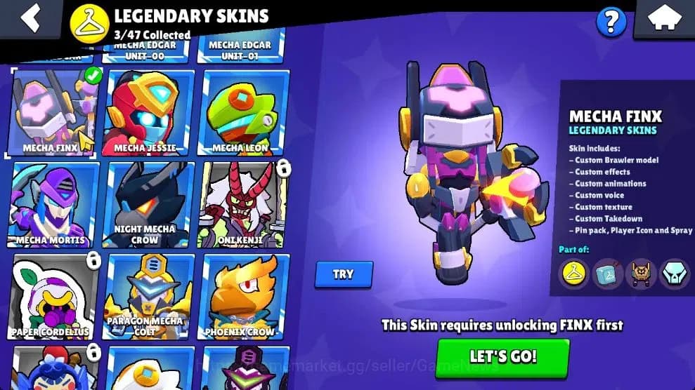 Brawl Stars Accounts 3809 Trophy|48 Brawlers 8 Max Lvl [Mortis,Leon,Max image 14