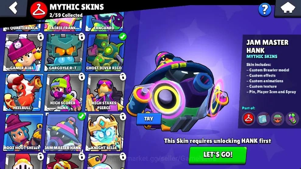 Brawl Stars Accounts 3809 Trophy|48 Brawlers 8 Max Lvl [Mortis,Leon,Max image 15