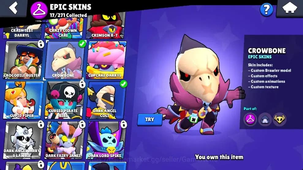 Brawl Stars Accounts 3809 Trophy|48 Brawlers 8 Max Lvl [Mortis,Leon,Max image 16