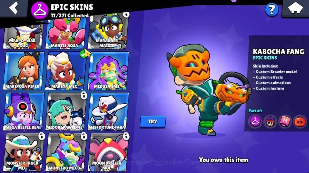 Brawl Stars Accounts 3809 Trophy|48 Brawlers 8 Max Lvl [Mortis,Leon,Max image 18