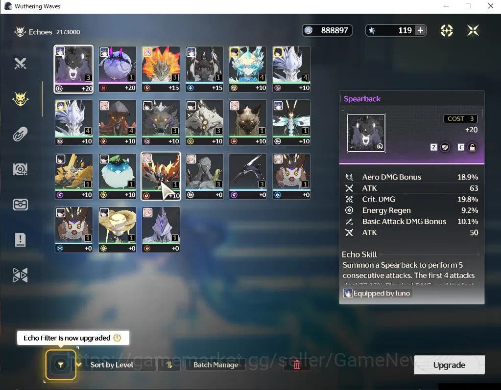 Wuthering Waves Accounts SEA | UL 30 | Starter | 2 Limited | Lynae, Iuno | image 5
