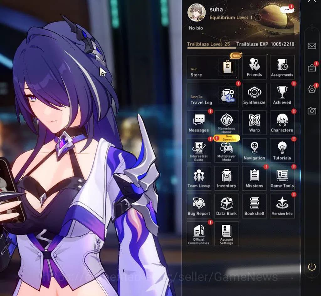 Honkai Star Rail Accounts ASIA|TL 25|3 Limited|Acheron,Huohuo,Silver Wolf LV image 1