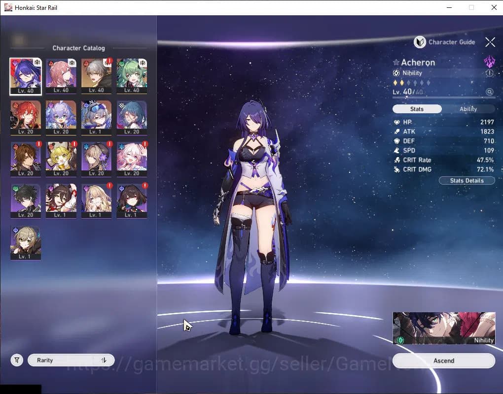 Honkai Star Rail Accounts ASIA|TL 25|3 Limited|Acheron,Huohuo,Silver Wolf LV image 10