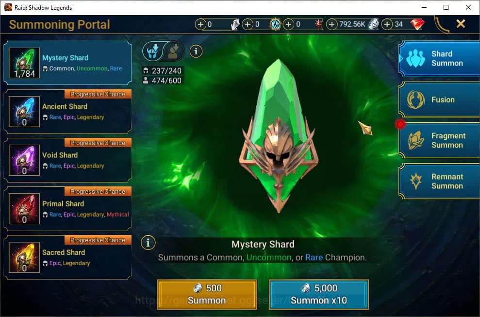 Raid: Shadow Legends Accounts Lv47 1,4M Power|1 Mythic(Androc)|31 Legend(Ninja,A image 13