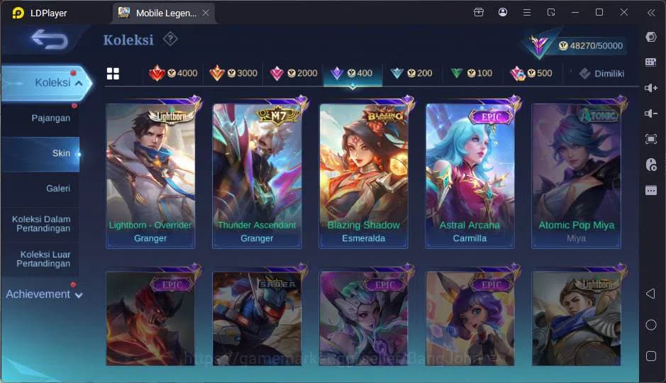 Mobile Legends: Bang Bang Accounts GLOBAL|Hero 74|Skin 150|HxH Harith+Julian,Prime Gr image 14