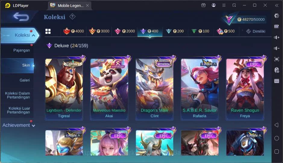 Mobile Legends: Bang Bang Accounts GLOBAL|Hero 74|Skin 150|HxH Harith+Julian,Prime Gr image 17
