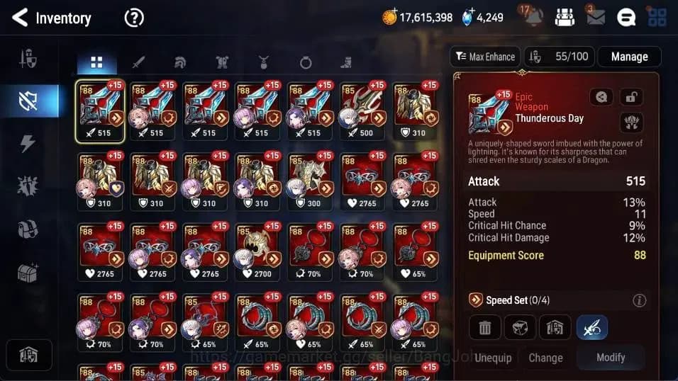 Epic Seven Accounts Global | 6ML(BossArunka,E Ilynav,SS Vivian,Hwayoun image 10