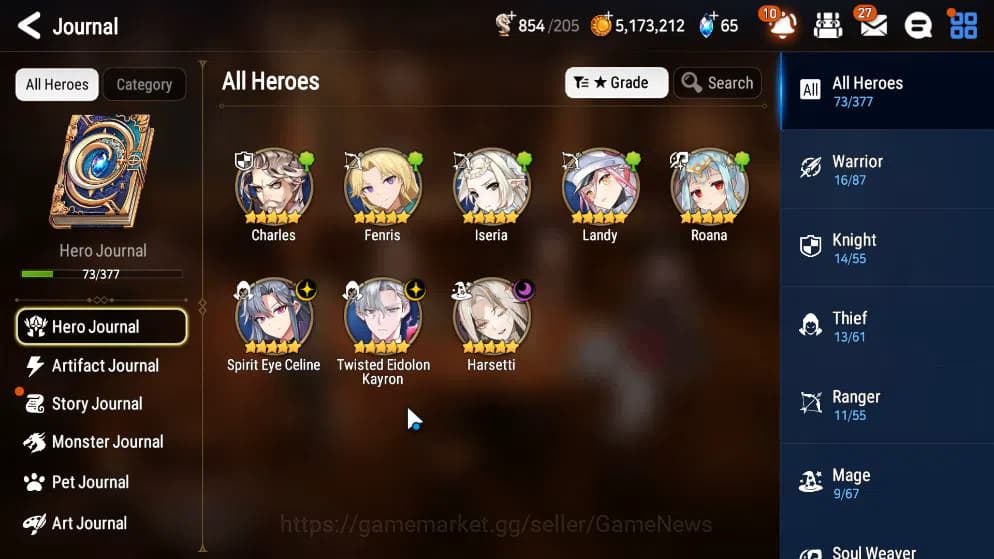 Epic Seven Accounts GLOBAL UNVERIF|New Era|3 ML(Harsetti, SE Celine, T image 19