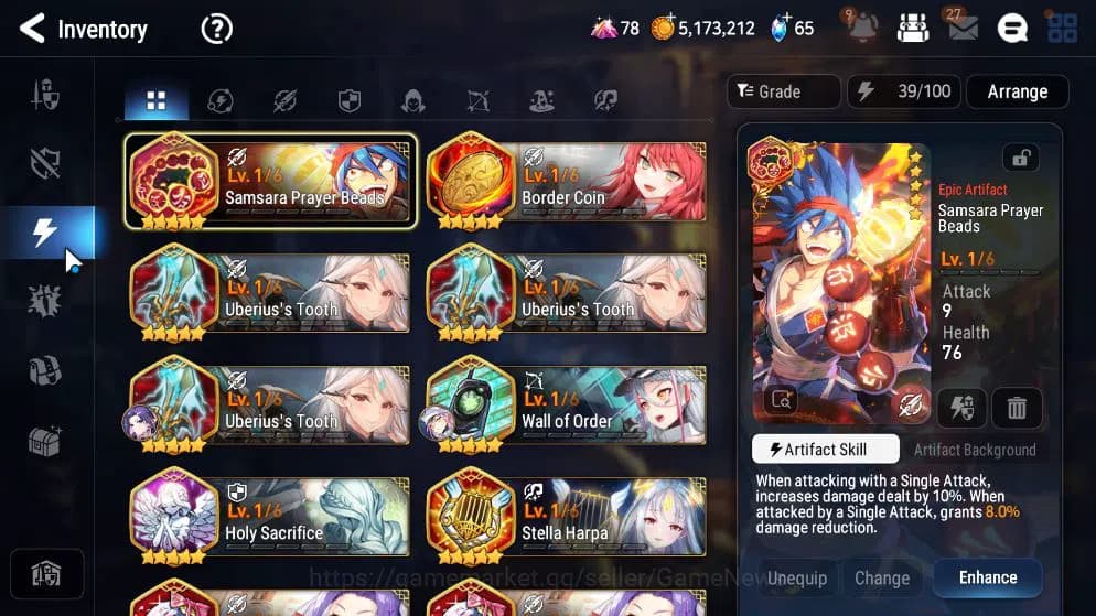 Epic Seven Accounts GLOBAL UNVERIF|New Era|3 ML(Harsetti, SE Celine, T image 7