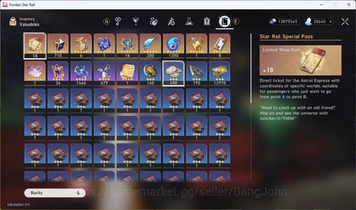 Honkai Star Rail Accounts ASIA | TL70 | ROBIN+HUOHUO+RUAN MEI+TOPAZ+LUOCHA+H image 5
