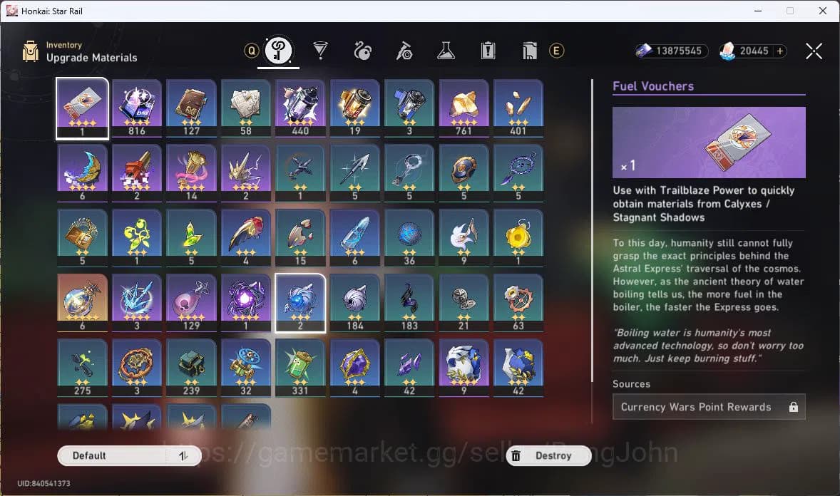 Honkai Star Rail Accounts ASIA | TL70 | ROBIN+HUOHUO+RUAN MEI+TOPAZ+LUOCHA+H image 9