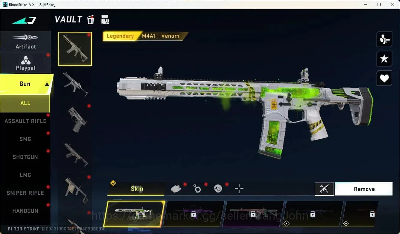 Blood Strike Accounts ASIA |ULTRA=KUKRI|LEGENDARY=M4A1,AK47 CEK SS BS636 image 9