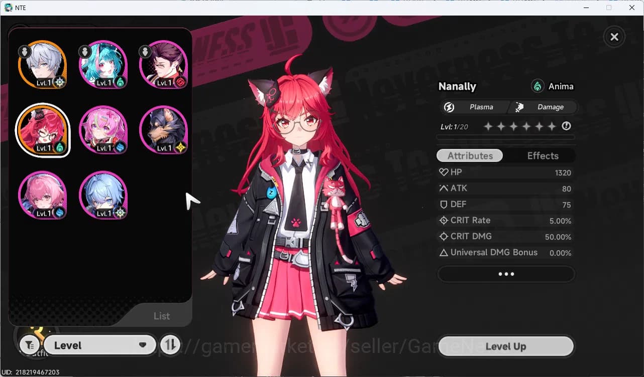 Neverness to Everness Accounts NA HL 3 | Fresh Starter 1 SSR (Nanally ) + 6 SR | image 1