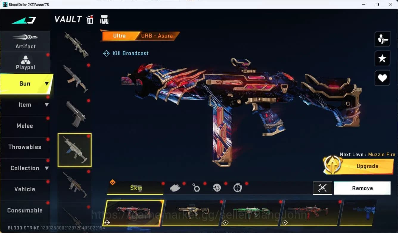 Blood Strike Accounts ASIA|ETERNAL=AK47(LVL3),GALIL(LVL3)|COLLAB=ZANPAKU image 12