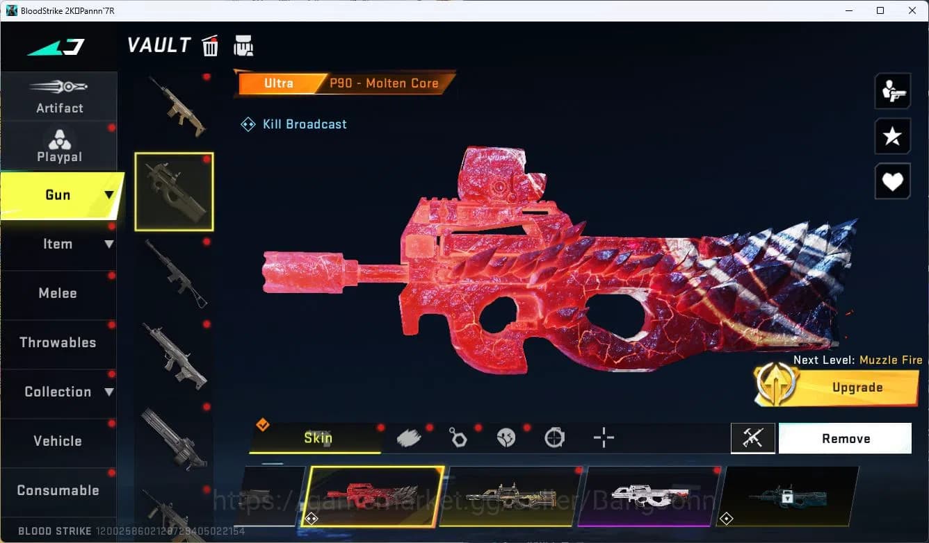 Blood Strike Accounts ASIA|ETERNAL=AK47(LVL3),GALIL(LVL3)|COLLAB=ZANPAKU image 16