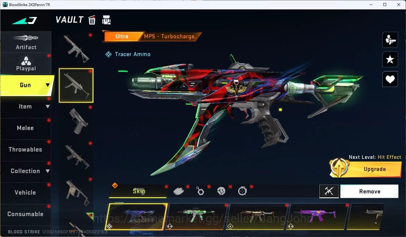 Blood Strike Accounts ASIA|ETERNAL=AK47(LVL3),GALIL(LVL3)|COLLAB=ZANPAKU image 5
