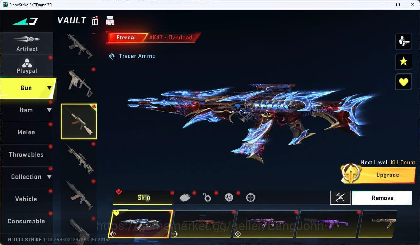 Blood Strike Accounts ASIA|ETERNAL=AK47(LVL3),GALIL(LVL3)|COLLAB=ZANPAKU image 9
