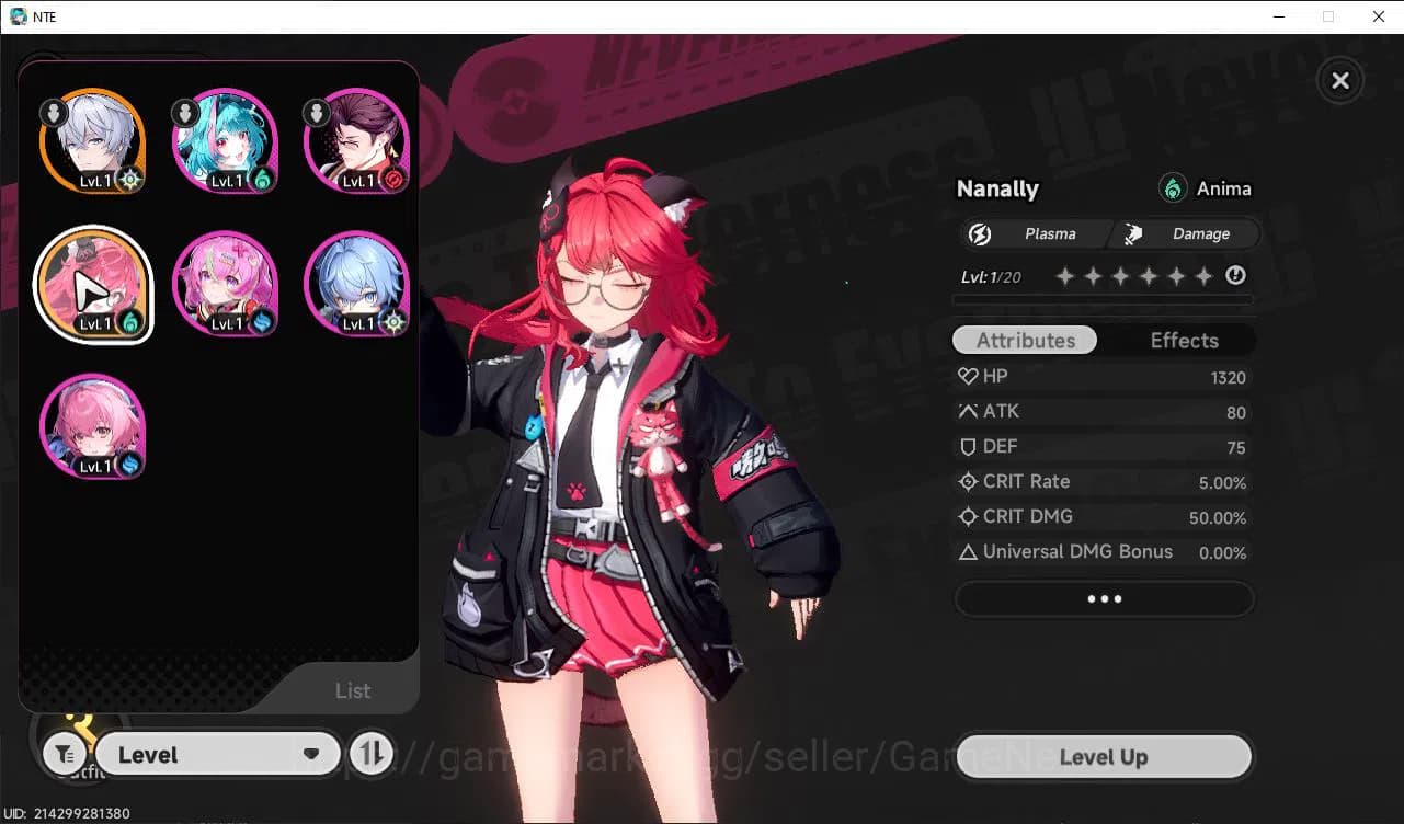 Neverness to Everness Accounts GLOBAL EU |HL 3| 1 SSR Meta Nanally | 5 SR [Adler, image 1