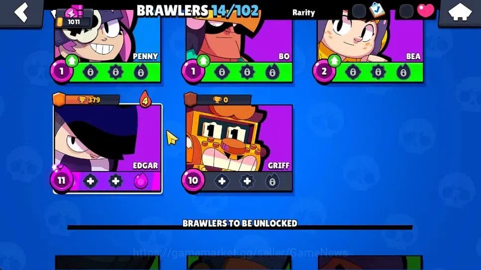 Brawl Stars Accounts 1011 Trophy|4K Bling|14 Brawlers 2 Max Lvl [Shelly image 10