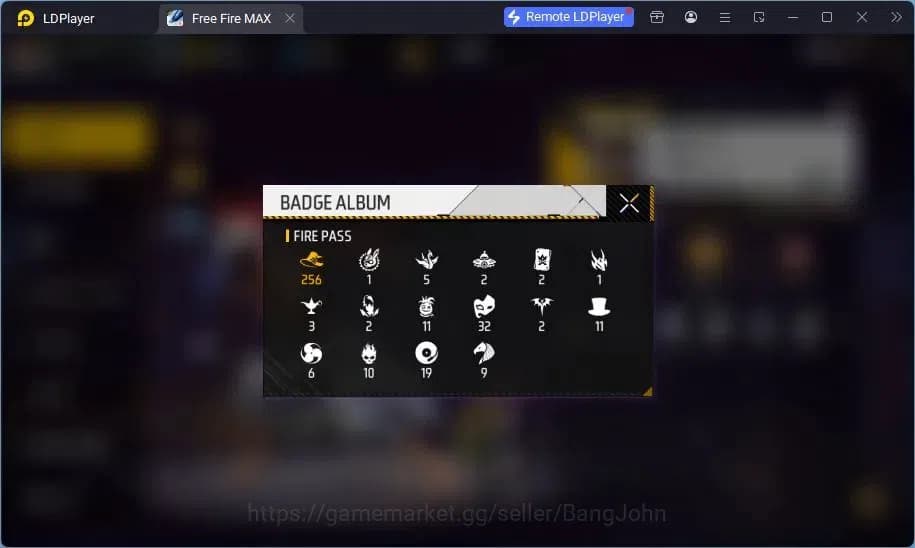 Free Fire Accounts Indonesia | Evo AN94 Evil Howler Lv7 | Kaki Nyeker image 17